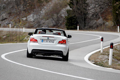2012 BMW 1 Series Convertible Rear Angle View