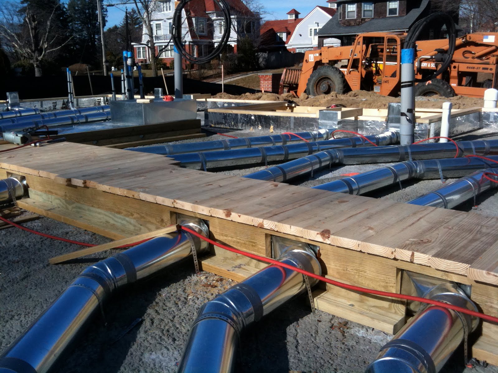 VIA BUILDERS Completing the ductwork