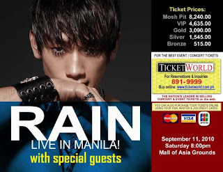 Rain Live in Manila