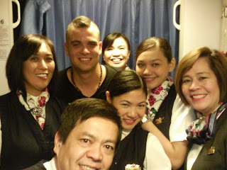 Mark Salling on his flight to Boracay, Philippines