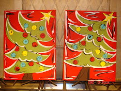 canvas christmas paintings tree painting easy trees projects bing mini whimsy december wine paint simple 2008 holiday xmas winter whimsical