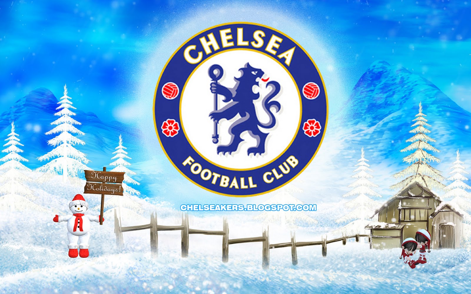 Real Madrid And Barcelona 2012: CHRISTMAS WALLPAPER