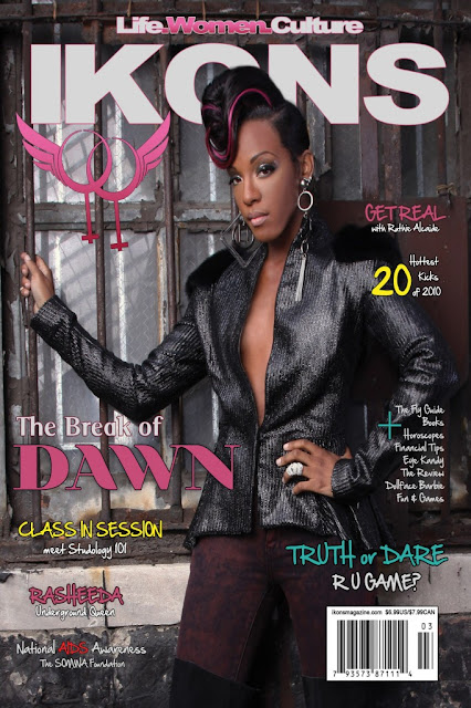 La Belle Femme: Dawn Richards Covers IKONS Magazine
