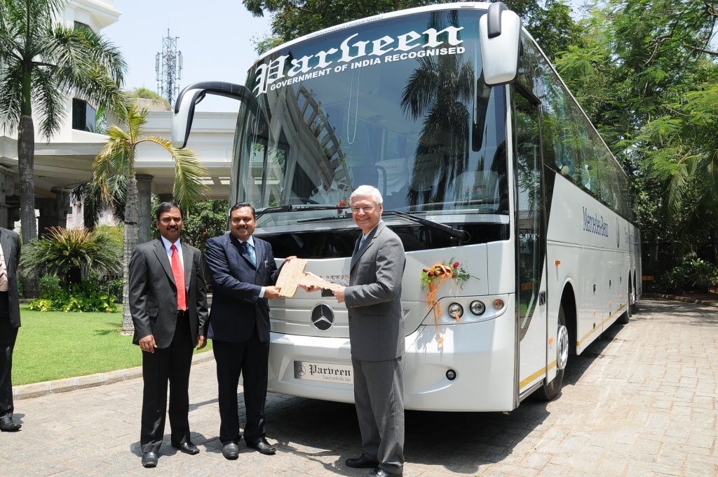 Mercedes benz multi axle buses in india #7