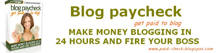 Blog Pay Check