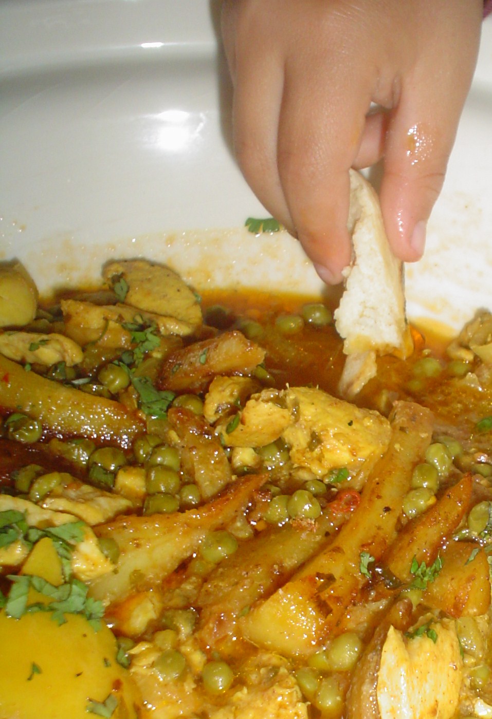 Zoveel lekkers tajine doperwten kipfilet en kruidige aardappel