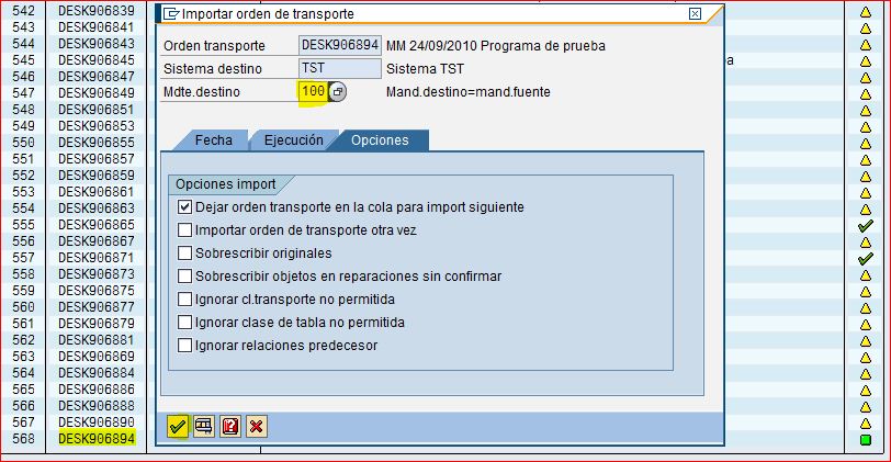 Transporte de órdenes entre sistemas | Blog de SAP