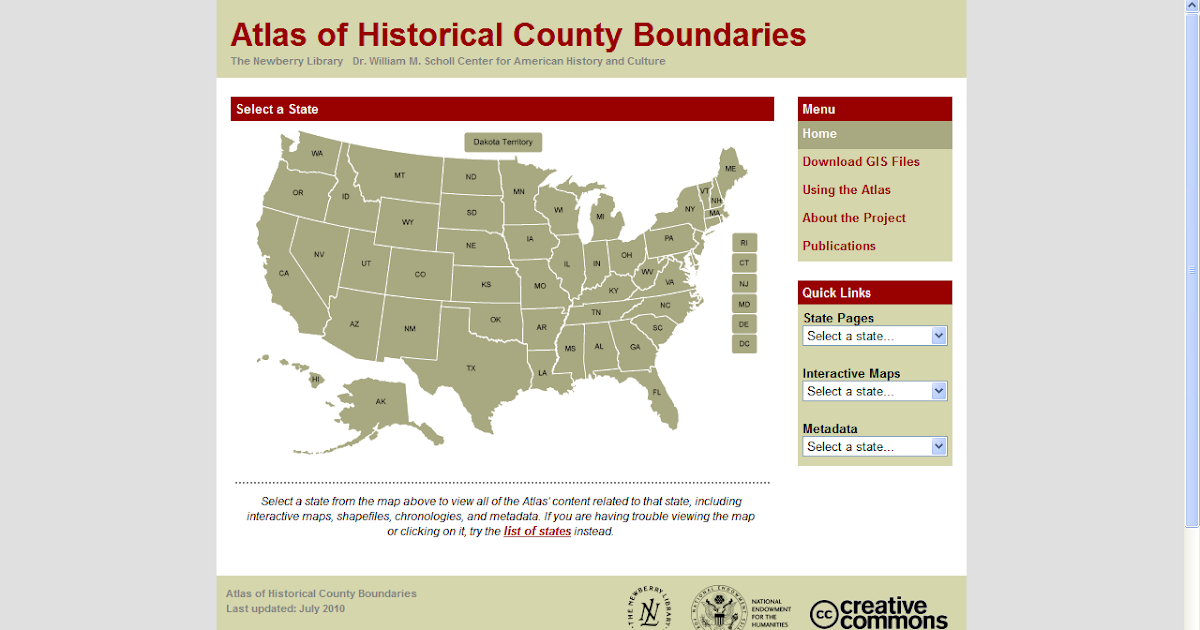Atlas Of Historical County Boundaries Genea-Musings: Exploring Newberry's Atlas Of Historical County Boundaries