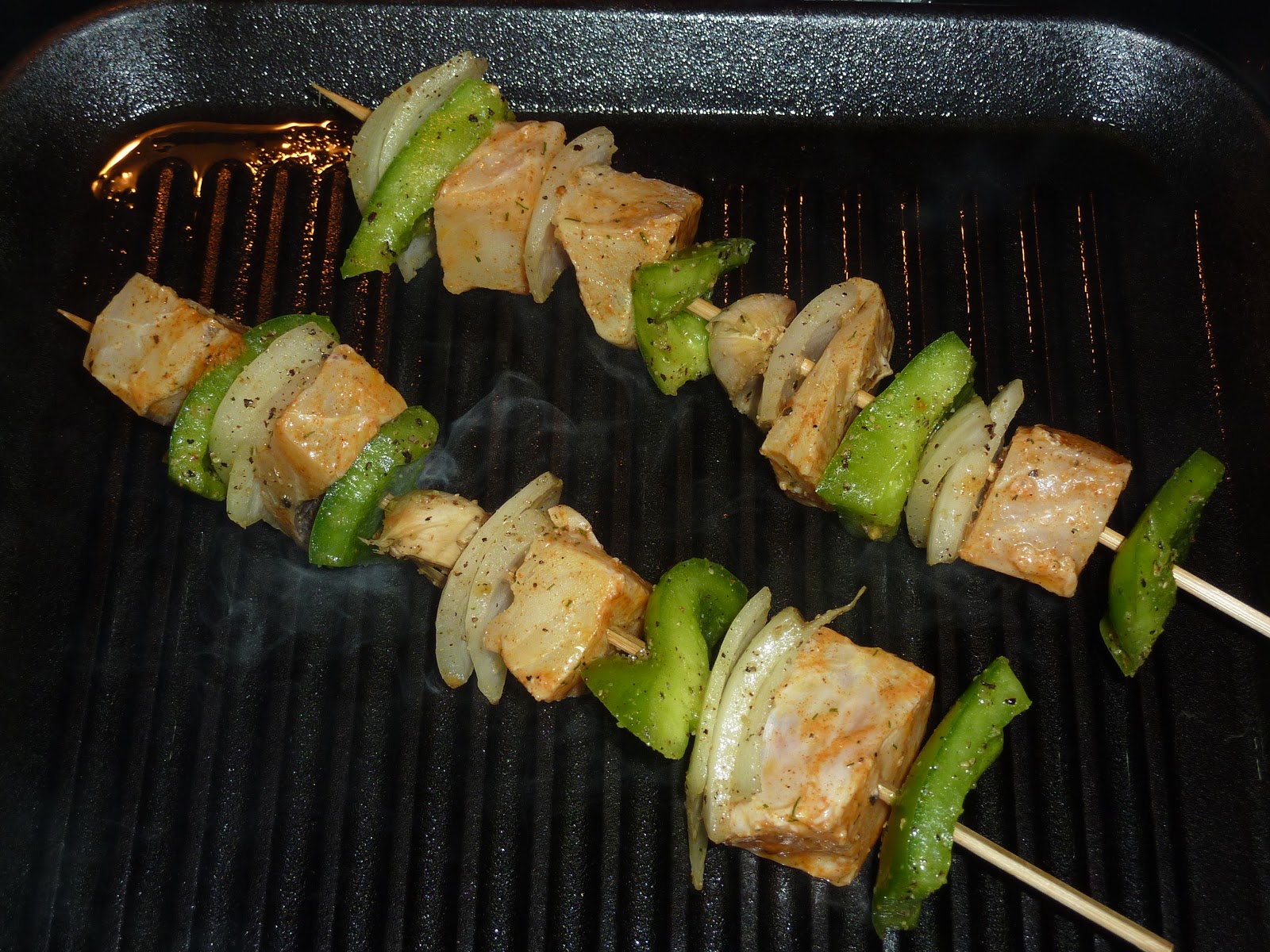 Aaha Oho Grilled Halibut Kebabs