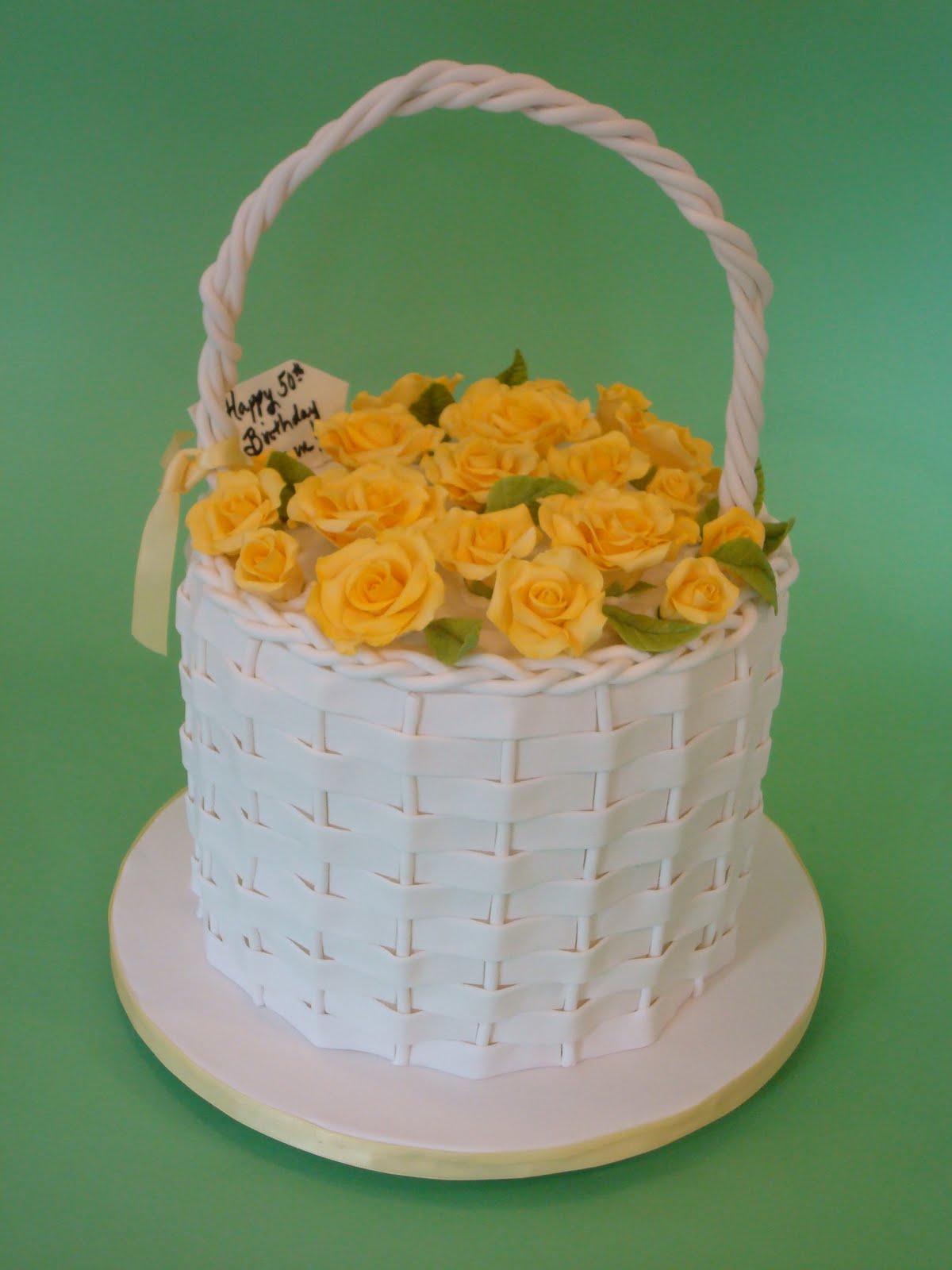 Sweet Grace, Cake Designs Basket of Roses Cake