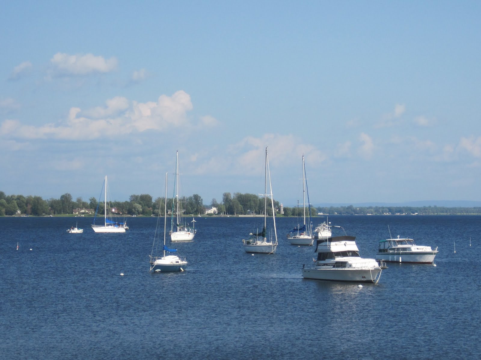 Holly and John Afloat Rouses Point, NY and Plattsburgh, NY