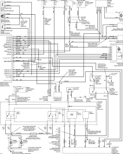 Car Wiring Diagrams: 1997 FORD TAURUS WIRING DIAGRAMS