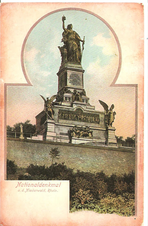 Colored Postcard of Monument