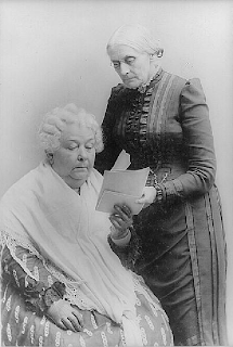 photograph of Susan B. Anthony and Elizabeth Cady Stanton