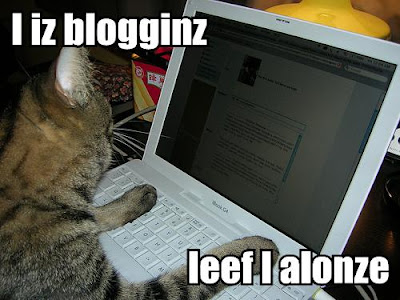 photo of Lolcat blogging