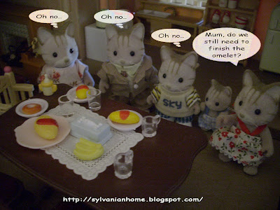 Sylvanian families dining table