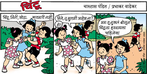 Chintoo comic strip for August 20, 2005