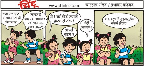 Chintoo comic strip for November 26, 2008