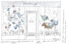 sketch for somehting spring window