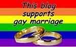 This blog supports gay marriage