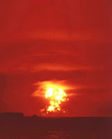 BLACKFOOT: Test:Blackfoot; Date:June 11 1956; Operation:Redwing; Site:Runit (Yvonne) Island, Enewetak Atoll; Detonation:Tower, 200ft; Yield:8kt; Type:Fission