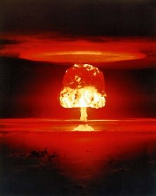 [“Nuclear Freedom is the Recognition of Mutual Coercion, Mutually Agreed Upon Procreation Values Necessity”] ROMEO-OKCLOUD: Test: Romeo; Date: March 26, 1954; Operation: Castle; Site: Barge in the Bravo crater, Bikini atoll; Detonation: Barge Shot; Yield: 11 Mgt; Type: Fission/Fusion