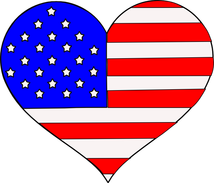 Download Free 1115+ SVG American Flag Heart Svg Free Ppular Design