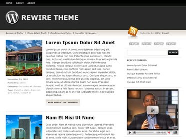 Theme in Magazine style