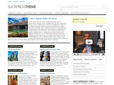 Theme in Magazine style