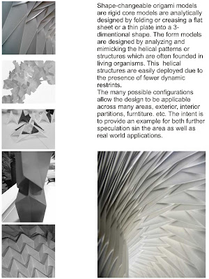 ReThinkArchitecture: KINETIC STRUCTURE (ORIGAMI)
