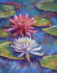 pastel water painting
