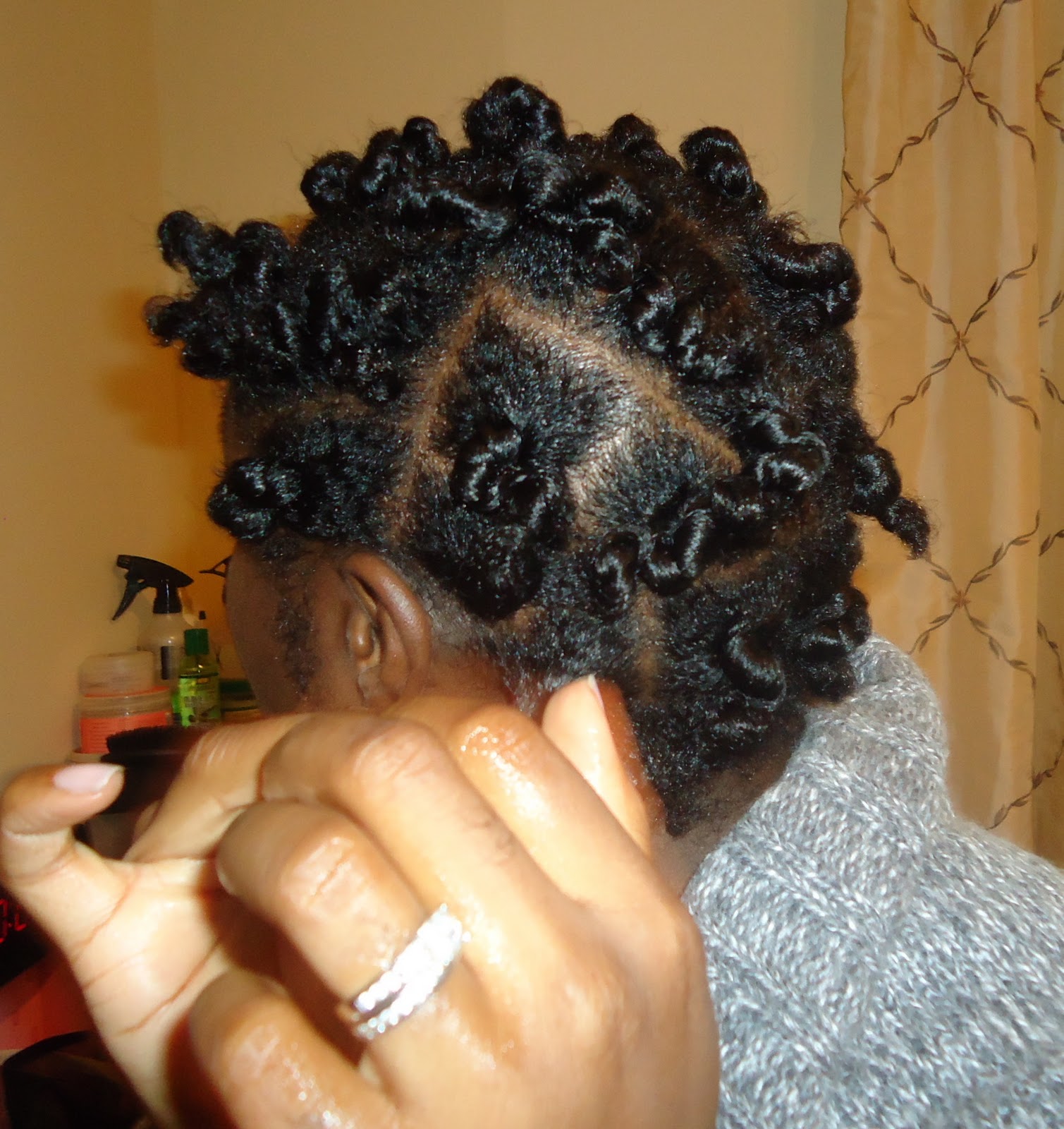 Natural Hair Tutorial Bantu Knots & Bantu Knot Out KinkyCurlyCoilyMe!