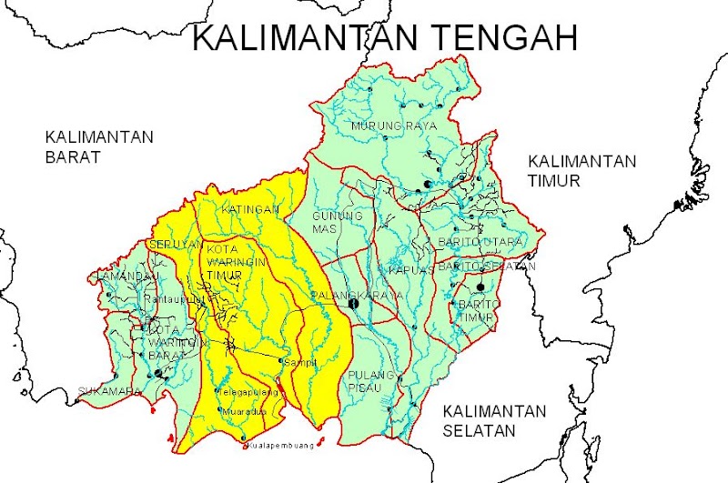18+ Kecamatan Di Kalimantan Tengah, Penting!