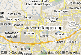 Business Map: Kota Tangerang, Banten Tempat Tinggalku