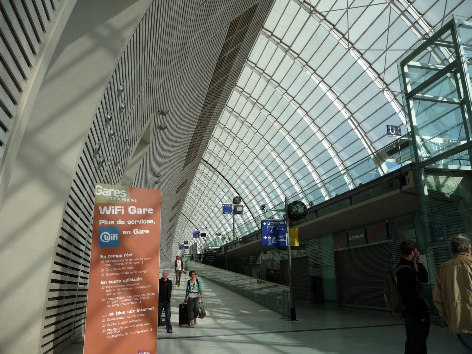 a Review from the Top TGV from Avignon to Paris