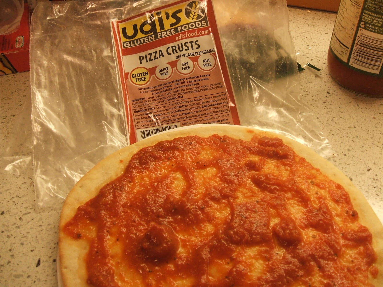 the hjelles' bellies Product review Udi's frozen pizza crusts