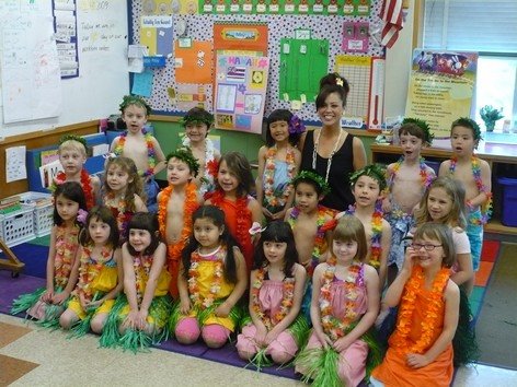 Lei Day in Oregon with Mrs. Herder