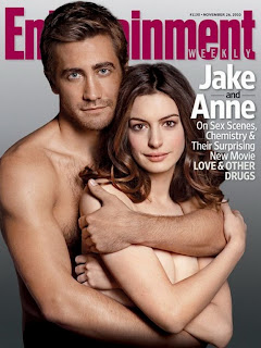 Anne Hathaway topless covers of Entertainment Weekly