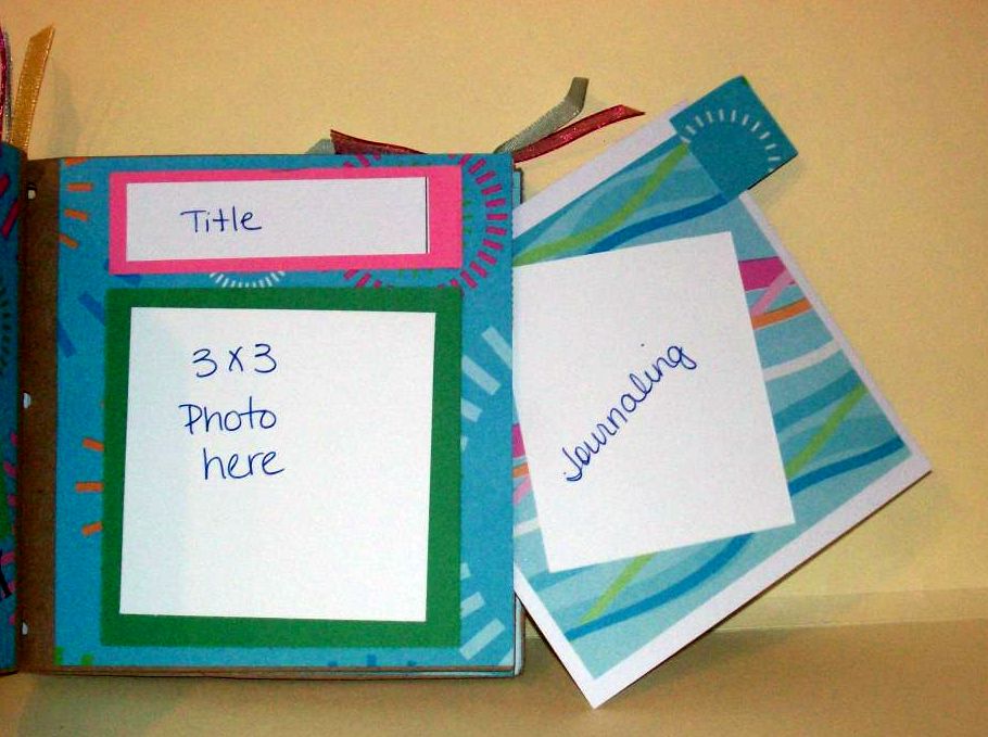 Priceless Paper Crafts Mini Scrapbook Album Class