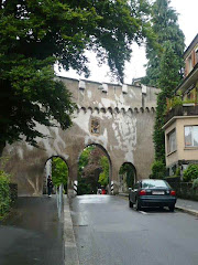 A portion of the city wall in Luzern