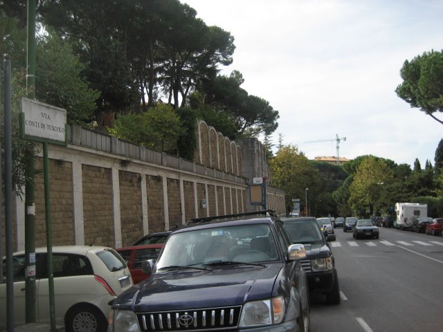 Angelo Cristofanelli Via Conti di Tuscolo dove per aumentare l