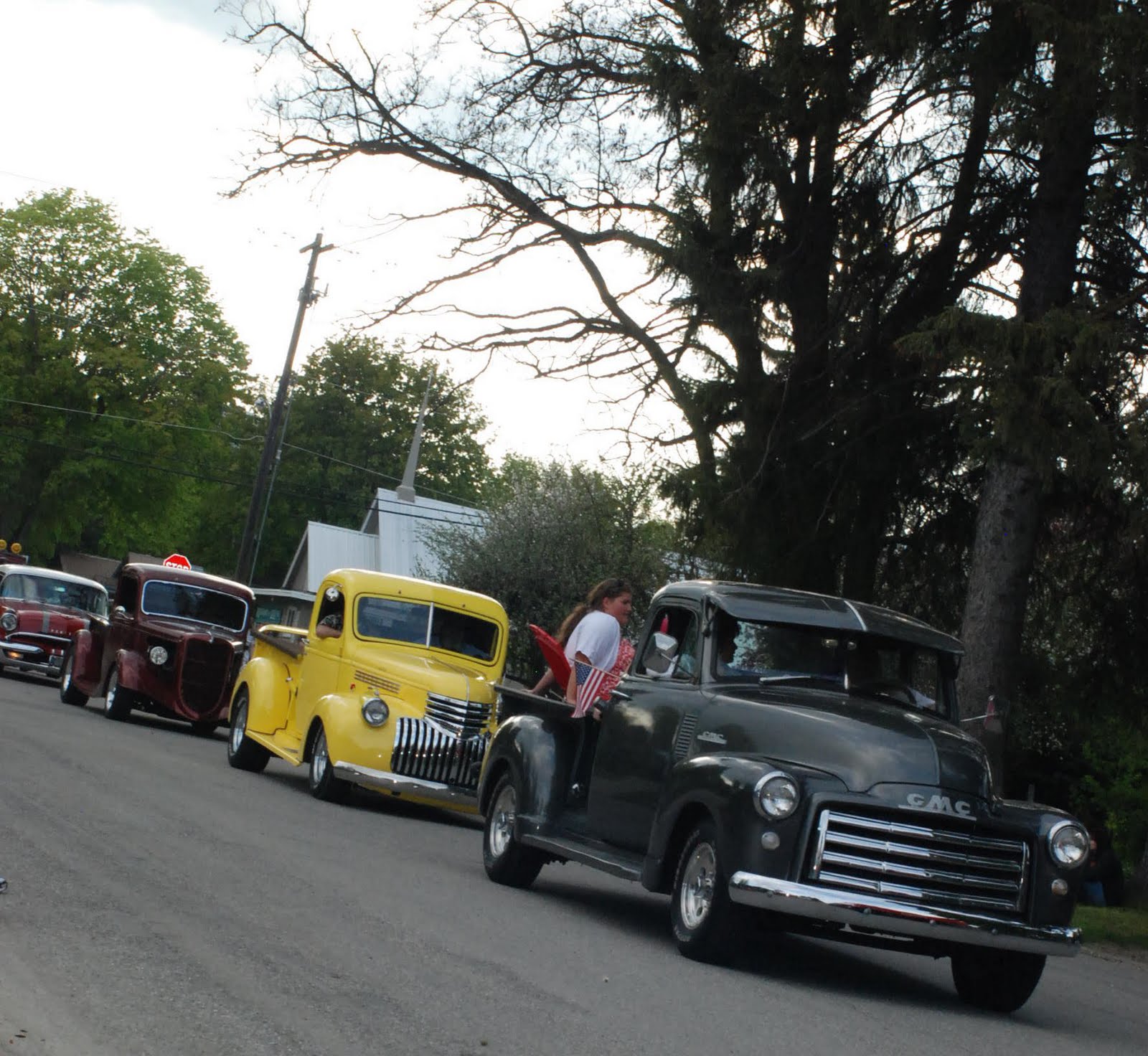 Unexpected Necessities Lost in the 50's car parade
