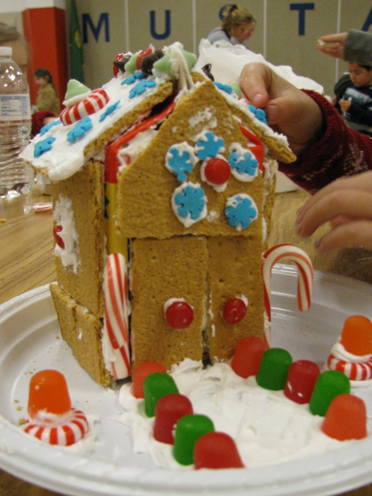My Crazy Life Gingerbread House Making at Kai's Preschool Party