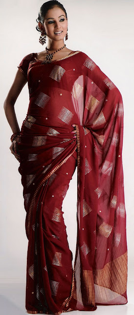 indian saree models11 Casual saree