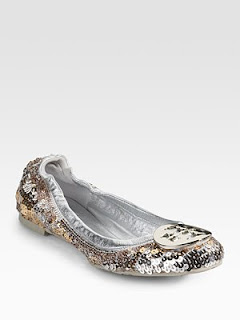 tory burch sequin flats