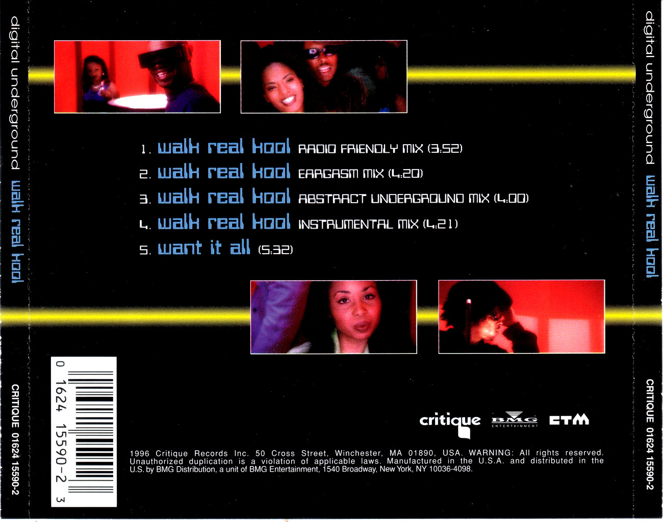 highest level of music Digital Underground Walk Real KoolCDM1998