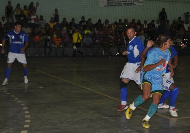Jogo da final do campeonato municipal de futsal