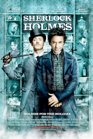 Poster Of Free Download Sherlock Holmes 2009 300MB Full Movie Hindi Dubbed 720P Bluray HD HEVC Small Size Pc Movie Only At iworldfree4u.club