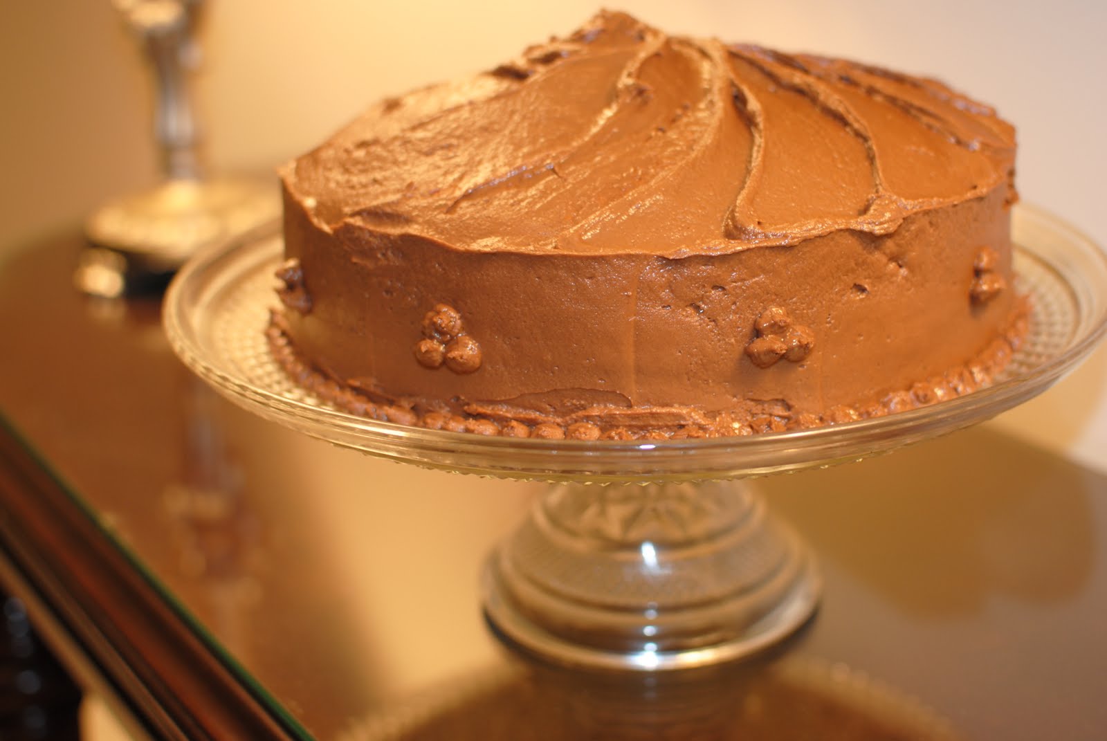 +The Church Cook Classic Yellow Cake with Milk Chcolate Icing