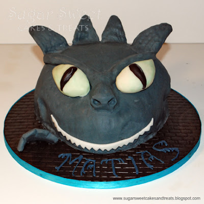 Toothless Dragon Cake from the movie, How to Train Your Dragon